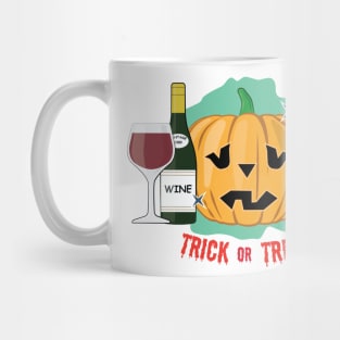 Drinking Halloween Pumpkin - Funny Mug